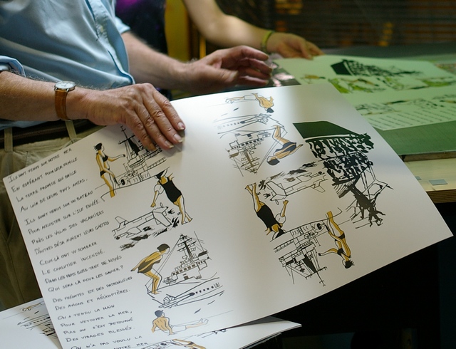 Tirage de srigraphie  Schorndorf, Allemagne.