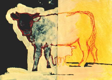 Didier Christophe, Maternit contraste, 30x40 cm, 1996, coll. prive.