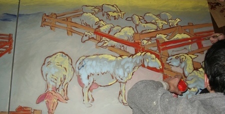 Didier Christophe  l'atelier, 2005.