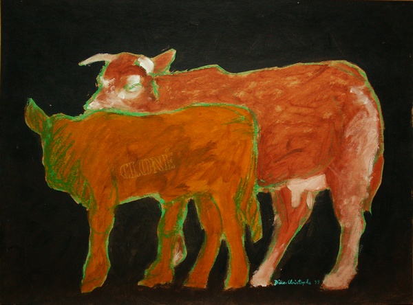 Didire Christophe, CLoné, 60 x 80 cm, 1999.