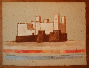 Didier Christophe, Dar At Sidi el Maati, 56 x 75 cm, 1989.