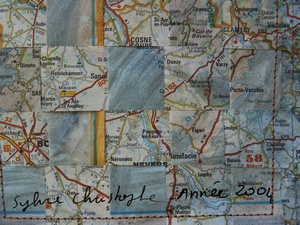 Sylvie Christophe, dtail de carte.