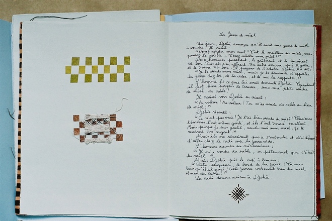 Sylvie Christophe, livre manuscrit sur l'Algrie.