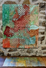 Sylvie Christophe, exposition  La Pommerie, St-Setiers, dcembre 2004.